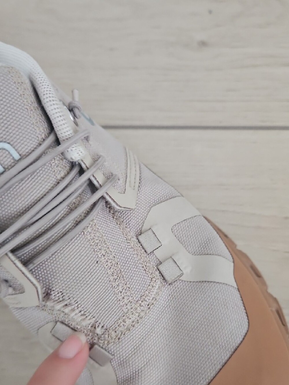 On Running Beige and Brown Trail Sneakers - Picture 4 of 5